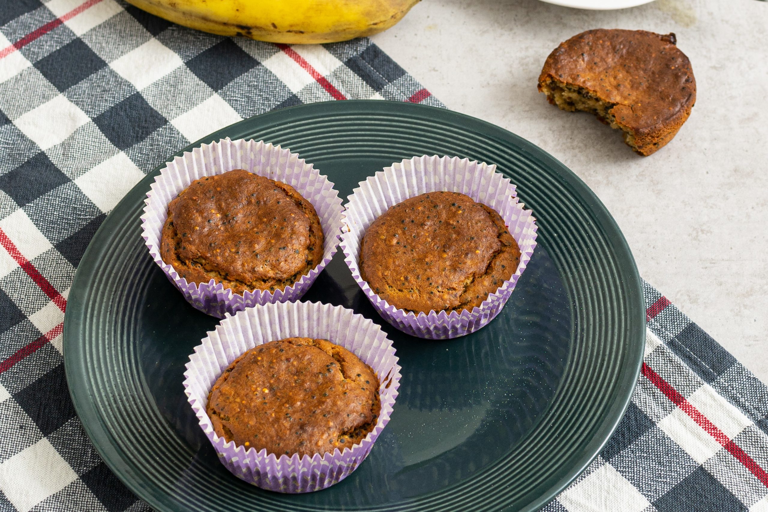 American Frühstücks-Muffins mit Peanut Butter
