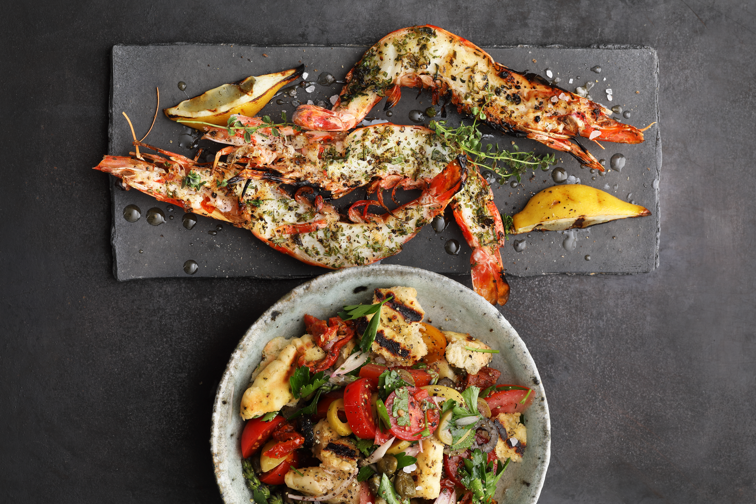 GAMBAS_TOMATEN_FORCACCIA_SALAT
