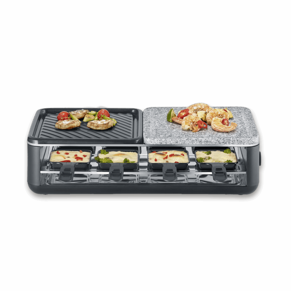 severin-raclette-und-fondue-pg-2366-black-line-lite-raclette-grill-mit-naturstein-und-grillflaeche-2
