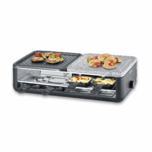 severin-raclette-und-fondue-pg-2366-black-line-lite-raclette-grill-mit-naturstein-und-grillflaeche-3