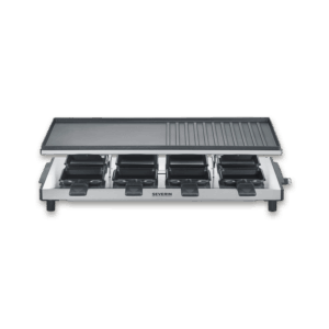 severin-raclette-und-fondue-rg-2375-raclette-mit-antihaftbeschichteter-grillplatte