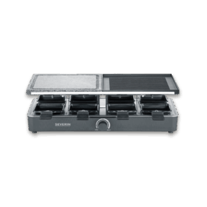 severin-raclette-und-fondue-rg-2376-raclette-mit-naturgrillstein-und-grillplatte