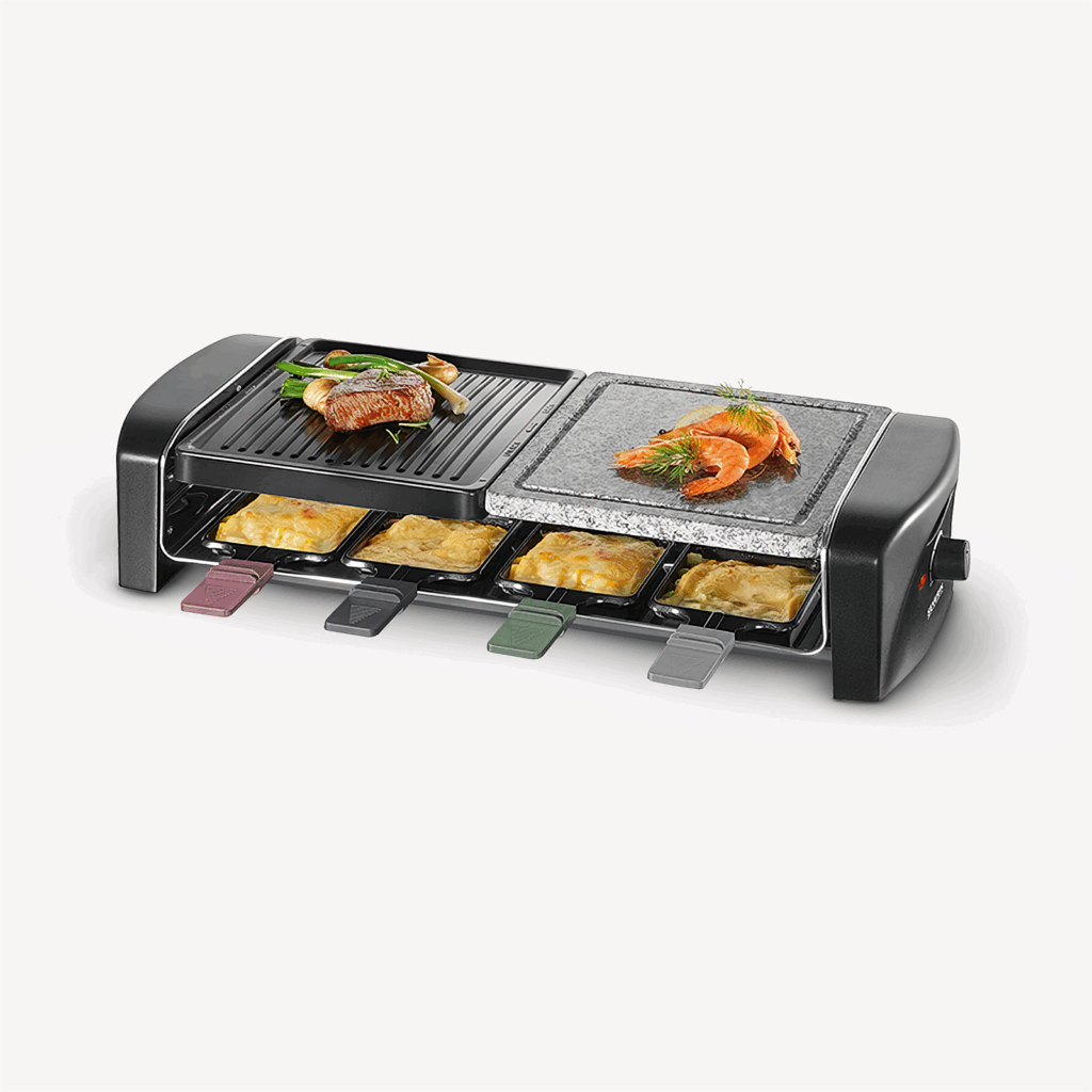 severin-raclette-und-fondue-rg-9645-raclette-grill-mit-naturgrillstein-3