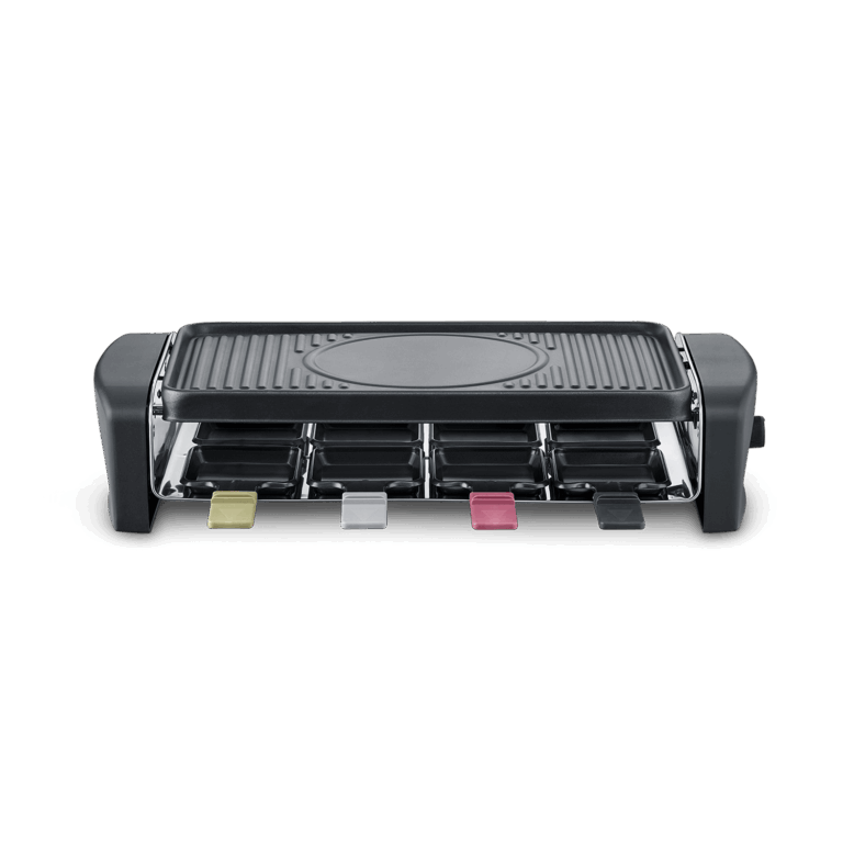 severin-raclette-und-fondue-rg-9646-raclette-mit-antihaftbeschichteter-grillplatte